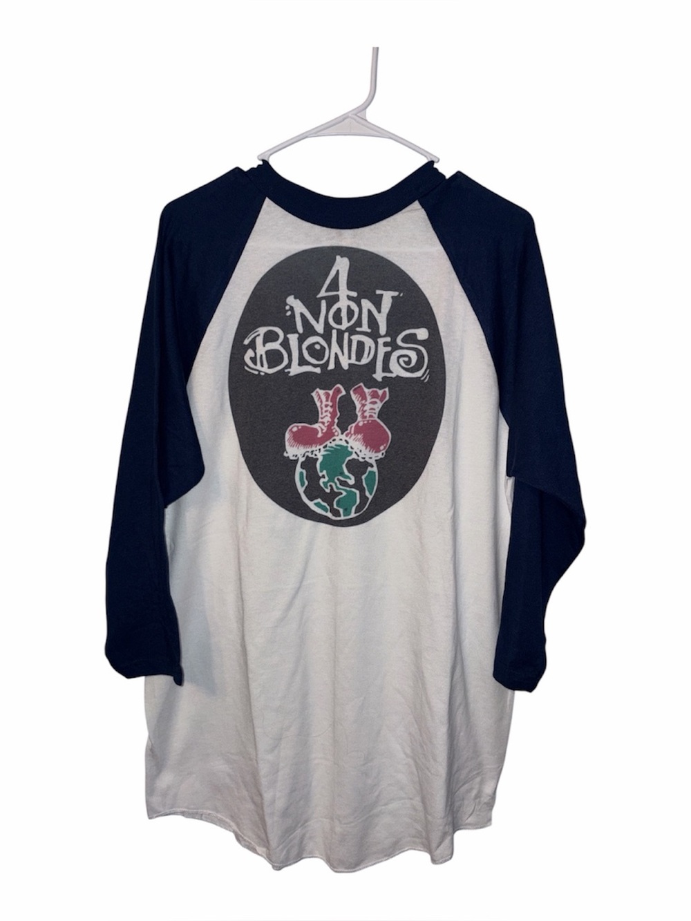 4 Non Blondes Graphic Raglan T-Shirt Size Large New Linda Perry 90s